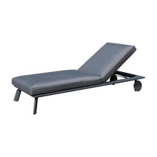 6-Person Black Aluminum Outdoor Seating Group with Black Cushions