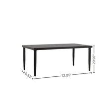 Outdoor Escape Brown Patio Dining Table, Durable Metal Outdoor Table Ideal for Garden or Deck, Versatile Patio Furniture for Dining