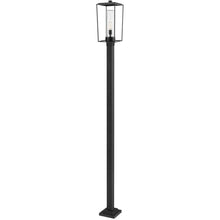Z-Lite 594PHBS-536P-BK Sheridan Outdoor Post, 1-Light 100 Watts, Black
