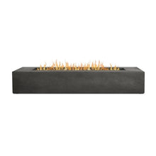 BBQGuys Signature La Valle 72-Inch Rectangle Propane Fire Table - Carbon - 1591LP-CBN