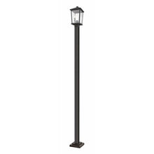 Z-Lite 2 Light Outdoor Post Mounted Fixture Oil Rubbed Bronze