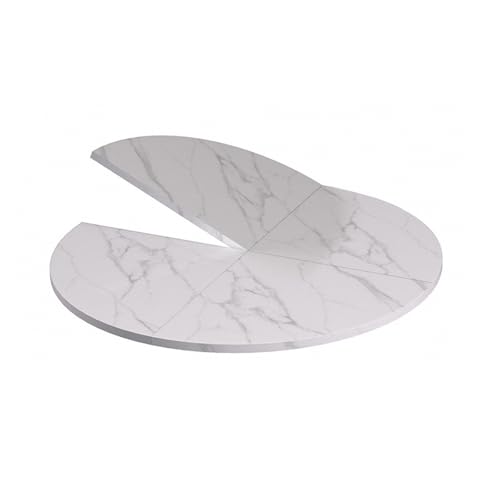 Large Round Foldable Table Top, 47.2-70.9in Diameter Wood Replace Table Top