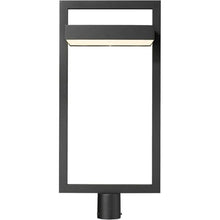 Z-Lite 1 Light Outdoor Post Mount Fixture 566PHXLR-BK-LED