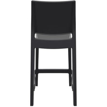 Compamia Siesta Maya Resin 25.6" Counter Stool in Black (Set of 2)