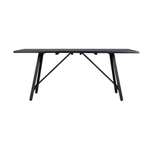 Armen Living Koala and Calica 5 Piece Dining Set Dark Eucalyptus and Grey Rope