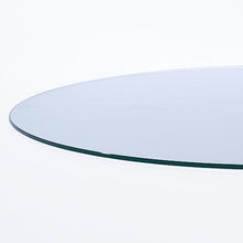 42" Round 3/4" Thick Glass Table Top with Flat Polished Edge and Tempered