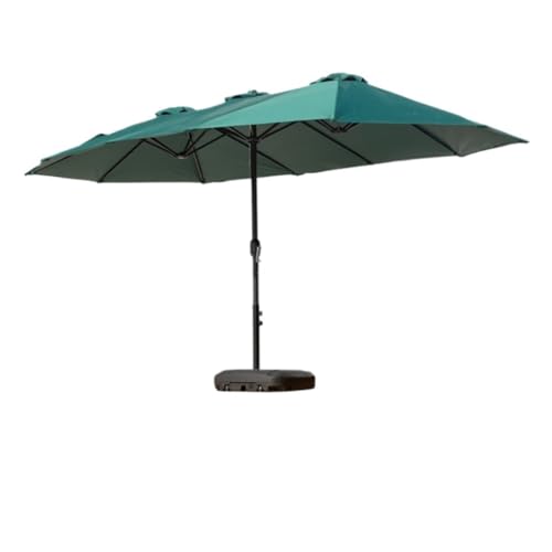 FKTHYO Garden Parasol Beach Umbrella Double-Sided Patio Umbrella Outdoor Garden Extra Large Waterproof Twin Umbrellas with Crank and Wind Vents Garden Umbrella Patio Umbrella Be,D