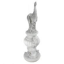 Design Toscano Staverden Castle Peacock on an Urn Garden Statue, 34 Inch Tall, Cast Stone Resin, Antique Stone Finish