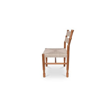 NADAAL STUDIOS Brennor Outdoor Dining Chair, Teak Wood, Natural, Set of 2