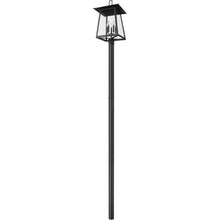 Z-Lite 5015PHXLR-5009P96 Rainer 5 Light 122" Tall Post Light - Black