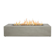 BBQGuys Signature La Valle 56-Inch Rectangle Propane Fire Table - Flint - 1590LP-FLNT