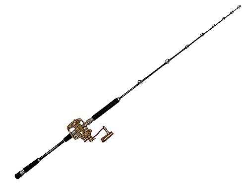EAT MY TACKLE Big Daddy Jigging Rod & Reel Combo Black/Blue