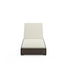 Homestyles Palm Springs Outdoor Chaise Lounge 1 Seat Beige/Brown