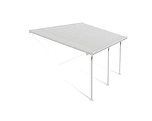 Palram - Canopia Feria 10' x 18' Patio Cover Canopy Awning, White/White