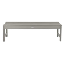 highwood Lehigh Picnic Garden Bench, 5 feet, Harbor Gray