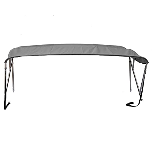 SBU Light Grey Stainless Steel 3-Bow Bimini Top for Yamaha Exciter 135 SE (1998-1999)
