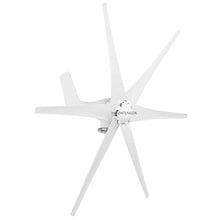 HUIZHITENGDA 12v, Horizontal Wind Turbine Generator,3000W with MPPT Charge Controller Wind Power System 6 Blades for Outdoor Patio(12V-48V)