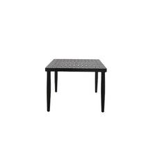 Outdoor Escape Brown Patio Dining Table, Durable Metal Outdoor Table Ideal for Garden or Deck, Versatile Patio Furniture for Dining
