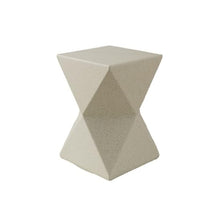 DINBOZ26X Living Room Table Square Sofa Side Table Geometric Shape Minimalist Storage Rack Balcony Garden Coffee Shop Outdoor Side Table(Yellow)