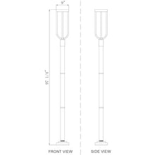 Z-Lite 5005PHB-567P-BK-LED Leland Outdoor Post, 1-Light 16 Watts, Sand Black