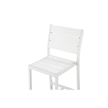 Pemberly Row 44" Aluminum Outdoor Bar Stools Set of 6 White