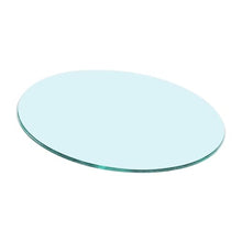 Tempered Glass Board, Glass Dining Table, Round Flat Glass, Round Glass Dining Table Top, Clear Circular Dining Table Top, Heat-Strengthened Glass, Transparent Round, Pencil Polished Edge Tabletop ( S