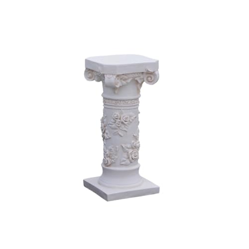 LIAN16PENG Roman Pillars Decor Roman Pillar Statues Pedestal Stand Greek Column Figurines for Home Garden Yard Patio Decor Event Displays Garden Plinth