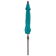 JOMRTS Parasol Garden Round Patio Umbrella Outdoor,Sun Protection Parasol Umbrella with Push Button Tilt and Crank,for Backyard Beach Pool Market