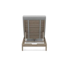 Home Square Wood Outdoor Chaise Lounge Set of 2 Grey
