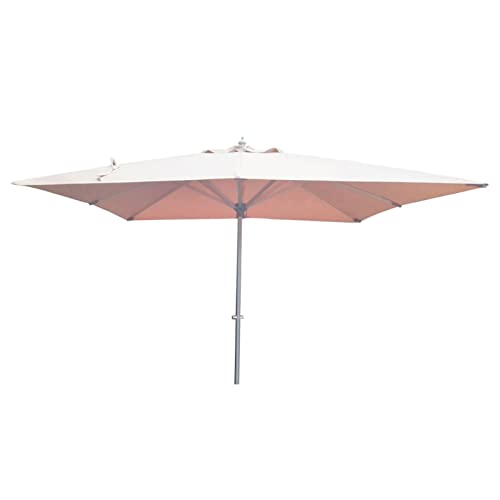 3 * 3m Patio Garden Umbrella, Sun Shade Umbrella Foldable Rain and Sun Protection Lightweight Sturdy for Beach/Pool/Patio Umbrellas Not Included Base (Color : Pink) (Pink)