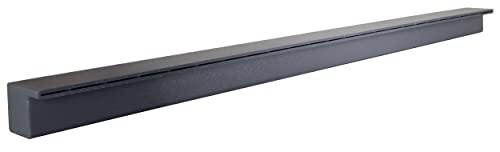 Tomaso 72" ABS Waterfall Cascading Sheer Descent Water Feature Spillway Pool Spa Wall Mount - Gray Plastic (72")