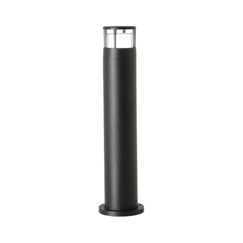 KISAD Waterproof Pillar Lamp Modern Landscape Lights LED Path Bollard Lighting Fixture with Acrylic Shade Outdoor Aluminum Landscape Path Light for Lawn Patio Driveway Garden Decor