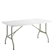 PRO&Family 10 Pack! 30" x 60" Heavy-Duty Granite White Plastic Folding Table. Folding Desk Bar Table Coffee Table Folding Camping Table Outdoor Bar Portable Table Foldable Table Bistro Table