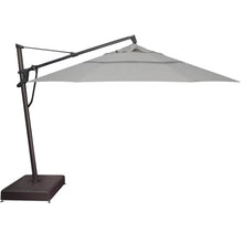 Treasure Garden 13' AKZ PLUS Cantilever Patio Umbrella – Spectrum Indigo Canopy, Black Frame, 360° Rotation & Multi-Angle Tilt, Powder-Coated Aluminum, Umbrella Base w Weights Picnic Patio Furniture