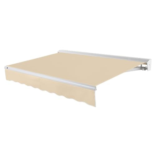 Awntech 18' Destin Left Motor (18' x 10') Retractable Patio Awning, Tan
