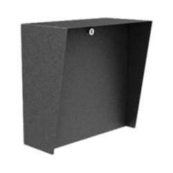 Pedestal Pro Security Pedestal MC-CS-12-E Black Steel Powder Coated Rectangular 17 lbs