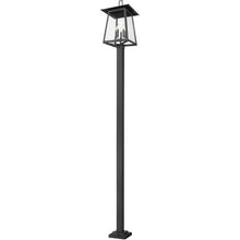 Z-Lite 5015PHXLS-536P Rainer 5 Light 120" Tall Post Light - Black