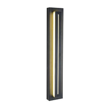 Avenue Lighting Contemporary Bel Air Collection LED Wall Sconce Marine Grade Powder-Coated Black XL - 68 in Black Over 36 Inches