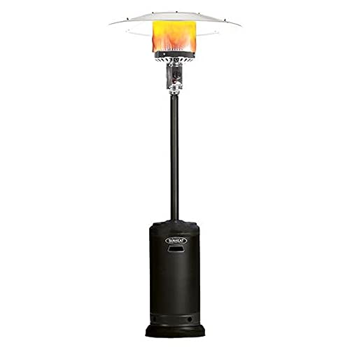 SUNHEAT International Umbrella Portable Propane Patio Heater 46000 BTU with Black Finish - PHRDBK