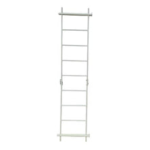Benzara Plant Display Stand, 87 Inch 7 Tier Ladder Design, White Metal Body
