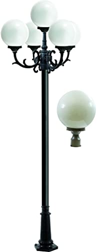 DABMAR LIGHTING Emily Post Light Fixture 5x16 Watt LED Bronze