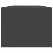 Outdoor Fire Pit Rectangular Metal Fireplace 63 Inch Long Steel Wood Burning Fire Pit for Patio Backyard Garden Fireplace with Storage Space Black