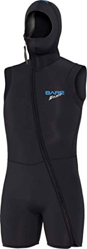 Bare 7mm Step-in Hooded Vest Men Black S