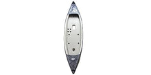 BKC IN13 Inflatable Pedal Kayak Single Pedal-Drive (Grey)