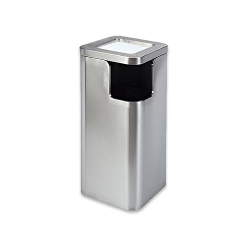 Hhaoran-9863 Ashtray Trash Can Hotel Lobby Stainless Steel Trash Can Vertical Shopping Mall Elevator Entrance Hotel Corridor Lobby Ashtray Standing Ashtray Outdoor for Patio (Color : C)