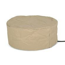 Dancongtea 32" Round Iron Fire Pit Stone Gray 40,000 BTU