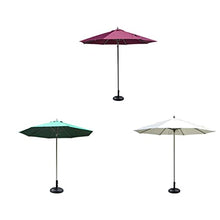 Outdoor Umbrellas 2.7 Meters Center Column Solid Wood Umbrellas Courtyard Garden Umbrellas Hotel Dining Umbrellas (Color : Pink)