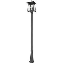 Z-Lite Rainer 5 Light 122" Tall Post Light Black