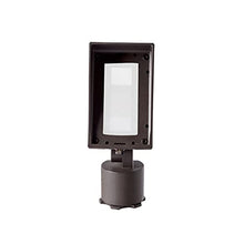 WAC Landscape Lighting, Wall Wash Light LED 12V with Adjustable Beam Angle and Integral Brightness Control 2700K in Solid Brass Coated with Bronze
