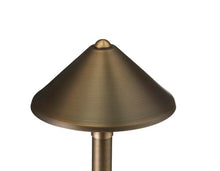 VOLT 15-Pack 12V Solid Brass Conehead Path Lights Bronze